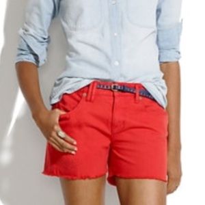 Madewell seize 27 blood Orange shorts